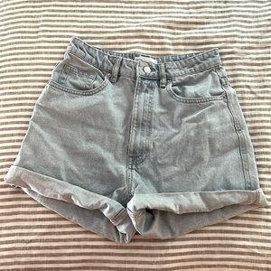Zara mom Jean high waisted shorts